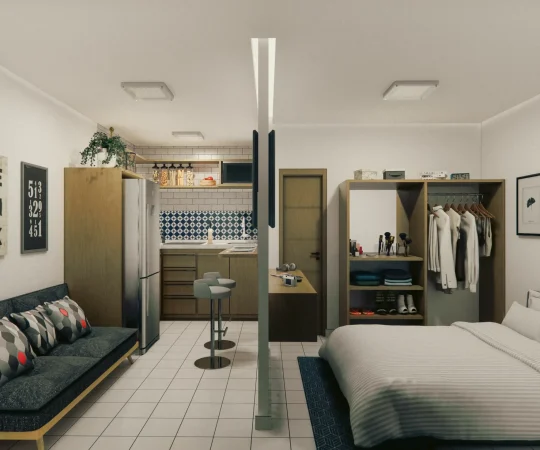 CASA TIPO A - STUDIO - 01N